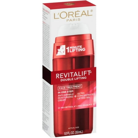 - L'Oreal Revitalift Double Lifting Face Treatment, Anti Wrinkle Cream & Lifting Gel 1 oz