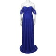 thumbnail image 3 of asdoklhq Maternity Dresses for Women Plus Size,Pregnant Women Off Shoulder Lace Long Maxi Dress Gown Maternity Photography Prop, 3 of 8
