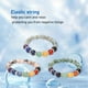 thumbnail image 5 of Pulsera de Chakras ANGGREK Cristales Curativos para Hombres Mujeres Niñas joyería, 5 of 8