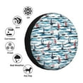 thumbnail image 4 of Yiaed Boat In Ocean Print Tire Wheel Cover, Waterproof Spare Tire Cover Fit for Jeep, Truck,Trailer, RV, SUV, Camper and Most Vehicle-17 inch, 4 of 6