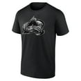 thumbnail image 2 of Men's Black Colorado Avalanche Iced Out T-Shirt, 2 of 3