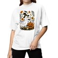 thumbnail image 2 of Witchy Goose and Pumpkin Spice Vibes Women's T-shirt, 2 of 3