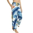 thumbnail image 2 of Sigee Marine Animals Print Women's Soft Pajama Pants - Breathable and Comfortable Lounge Sleep Bottoms with Elastic Waistband and Pockets-XX-Large, 2 of 9