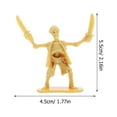 thumbnail image 4 of 100PCS Pirate Soldier Toys Mini People Models Sand Table Miniature Pirate Soldier, 4 of 8