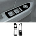 thumbnail image 1 of Real Bright Soft Car Interior Carbon Fiber Sticker Decoration4Pcs Glossy Piano Black Front Door Control Cover For Chrysler 200 SedanAuto Car Protection Interior Accessories, 1 of 8