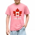 thumbnail image 3 of OGLCCG Kids Canada Flag T-Shirt Boys Girls Retro Canadian Maple Leaf Short Sleeve Tees Summer Cotton Crewneck Pullover Tops 3-10 Years, 3 of 5