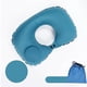 thumbnail image 2 of Almohada inflable en forma de U tipo prensa, almohada portátil para el cuello para viaje en avión, almohada flocada en forma de U para viaje, 1 pieza, 2 of 2
