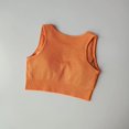 thumbnail image 2 of Sujetador deportivo para mujer, sujetadores acanalados sin costuras, camisetas recortadas para Fitness y correr, chaleco deportivo acanalado,, 2 of 5