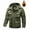Army Green, variant on Mens Military Jacket Winter Fleece Lined Tactical Active Hiking Coats Waterproof Windbreaker Outwear with Pockets