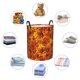 thumbnail image 4 of Fotbe Sunflower4 Cesto de Ropa con Asas, Cesto Impermeable de Gran Capacidad, Bolsa de Lavado para Dormitorio, Cesto de Ropa con Ruedas y Asas-Medium, 4 of 6