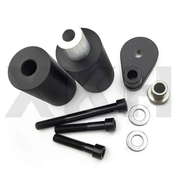 XKH- Moto Noir Cadre Coulissant Sans Découpe Protecteur Compatible avec 2001 2003 Suzuki Gsxr 600 2000 2003 Gsxr 750 B [B00Y8SEMU4]