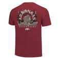 thumbnail image 3 of Unisex Image One  Maroon Arkansas Razorbacks Hyper Local Campus Statue T-Shirt, 3 of 3