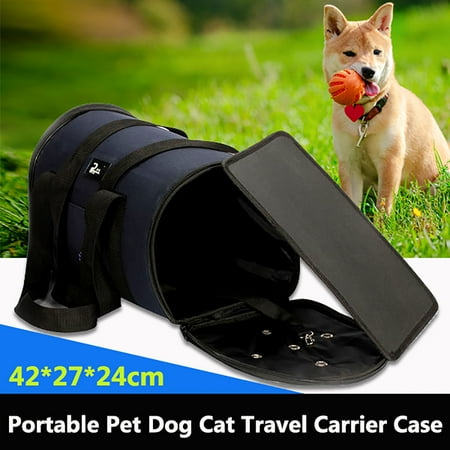 - Pet Dog Puppy Cat Portable Travel Outdoor Carrier Tote Cage Bag Kennel Crates Box Holder L Size for Pet Between 2.5-5.5KG