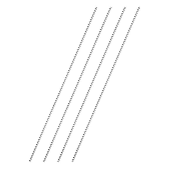 4 Pack 304 Stainless Steel Round Rod 5/64" Diameter 10" Length Solid Rod