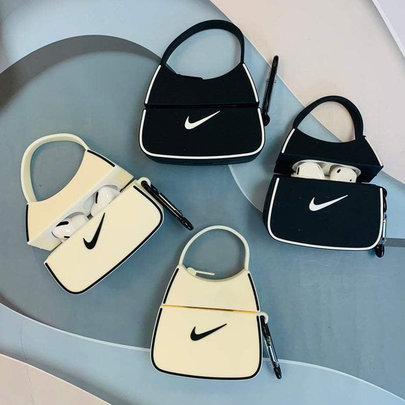 rodear Unión toque Hypebeast Nike Bag design AirPods Silicone Case with Lanyard/Strap Nike  Airpod Case AirPod Gen 1/2/Pro (White) | Walmart Canada