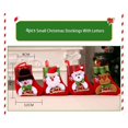 thumbnail image 3 of 4 medias navideñas, calcetines, Papá Noel, muñeco de nieve, adornos colgantes para el árbol de Navidad, decoración navideña para el hogar, Año Nuevo, Navidad, bolsas de regalo de dulces, 3 of 5