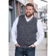 thumbnail image 3 of KingSize Men's Big & Tall Shaker Knit V-Neck Sweater Vest, 3 of 5