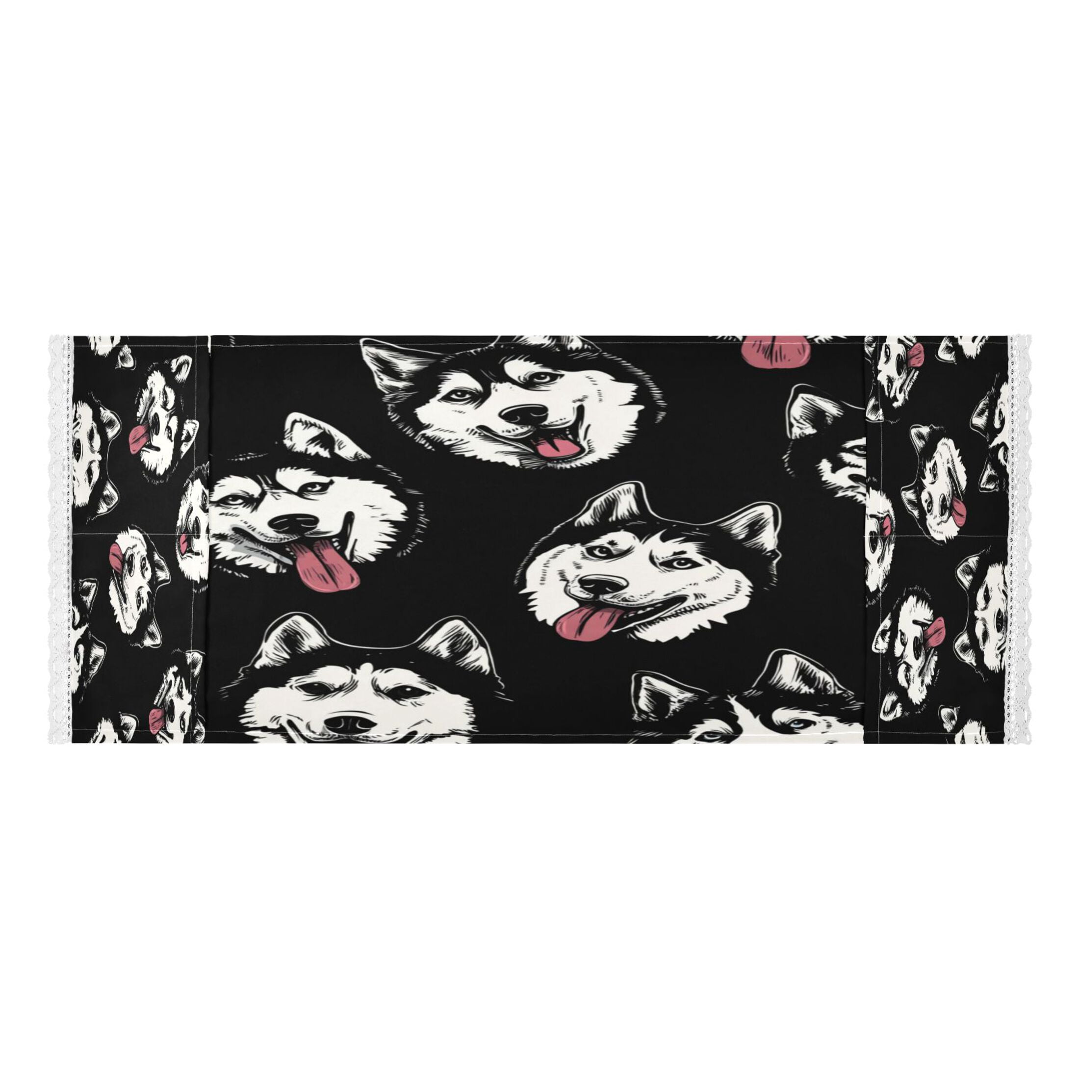 Wobogo Husky Washing Machine Cover Dustproof Washer Dryer Cover Waterproof Laundry Room Decorative Protector