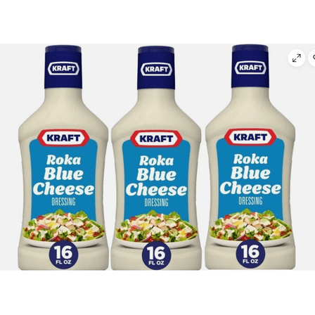 Roka Blue Cheese Salad Dressing, 3-Pack, 16 oz