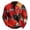 Red, variant on Men's Casual Hoodie American Heart Print Round Neck Long Sleeve Half Pullover for Valentine's Day Winter Wear,Dark Blue,3XL