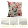 thumbnail image 4 of ONETECH  Watercolor Magnolia Flowers Throw Pillow Cover Plant Floral Leaf Elegance Nature Flower Romantic Botanical Pillow Case Decorative Men Women Boy Girl Room Cushion Cover, 4 of 5