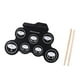 thumbnail image 1 of Set de Pedales Palos Roll Up Drum para Niños Principiantes Tambor de Aprendizaje Entretenimiento Familiar 3, 1 of 8