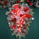 thumbnail image 4 of Decoración navideña Árbol de Navidad al revés Colgante de puerta Guirnalda de dulces para pared Guirnalda de lágrimas de plástico, 4 of 6