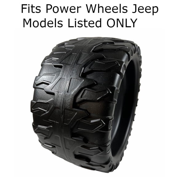 Power Wheels BCK85 Jeep Wrangler Advanced Series Wheel, Black, BCK85-2659