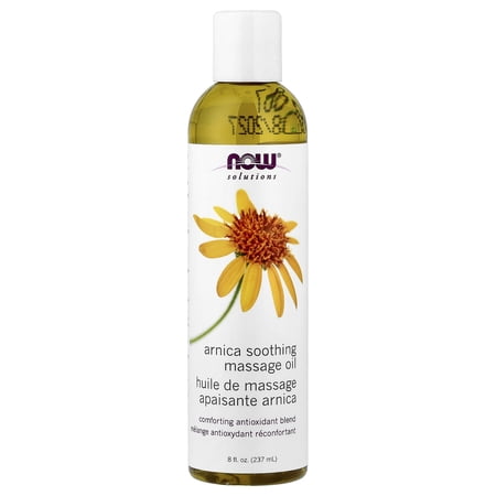 NOW Solutions Arnica Warming Relief Massage Oil, 8 Fl Oz