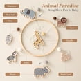 thumbnail image 2 of Baby Mobile for Crib, Crib Nursery Mobile for Boys Girls, Boho Animals Nursery Decor Soothe Toy Baby Shower Set for Infant Bedroom Hanging Decoration Toy, 2 of 7