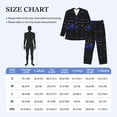 thumbnail image 6 of Bingfone Men'S Pajama Set 2 Piece Loungewear Pjs, Long Sleeve With Pajama Pants-Mathematica Science, 6 of 9