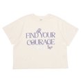 thumbnail image 2 of Wicked Find Your Courage Cropped Boxy Drop Shoulder T-Shirt Adult, 2 of 5