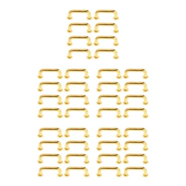 maskred Arch Shape Pulls for Gate Closet 4Pcs Modern and Functional Gold Small 8 Pcs 5Set