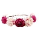 thumbnail image 2 of Mujeres niñas flor corona guirnalda diadema para el cabello corona diadema para el cabello boho accesorios para el cabello para boda Rosa Soledad Hairband, 2 of 10