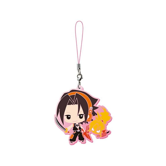 Shaman King Rubber Mascot Yoh Asakura Rubber Trading Strap