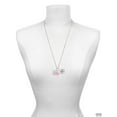 thumbnail image 3 of Delight Jewelry Silvertone Heart Locket - Purple Heart Nurse Strong Zoe Necklace, 3 of 4