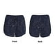thumbnail image 3 of Balery Navy Dark Blue Pantalones cortos deportivos para mujer con forro y dos bolsillos, elásticos, para entrenamiento, gimnasio, yoga-Medium, 3 of 7