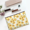thumbnail image 6 of Cauagu Artistic Marble Pattern Sunflower for Tyvek Makeup Bag,Reusable Travel Cosmetic Bag Women Organizer Toiletry Bag Birthday,Gifts for Women Girlfriend Mom Teacher 6.5’’*8.9’’, 6 of 7