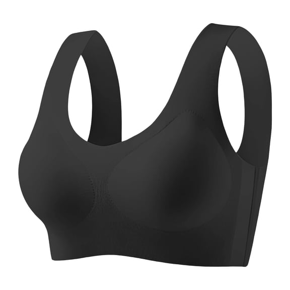 Admvng Womens Wireless Jelly Bra Supportive Seamless Bras Full Coverage Push Up Comfortable No Underwire Bras