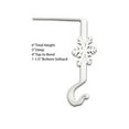 thumbnail image 3 of Wrought Iron Christmas Stocking Hanger 6"-Snowflake- White (Set of 4) by Park Designs, 3 of 5