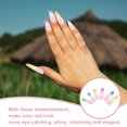 thumbnail image 4 of EeaseCA 24 Pcs Faux Ongles Arc-en-Ciel Super Longs Couleur Dégradée Ongles Pressés, 4 of 8