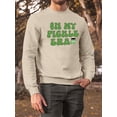 thumbnail image 2 of In My Pickle Era Sweatshirt Men's -SmartPrintsInk Designs, 2 of 4