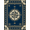 Navy Blue Gold Cream, Pattern 1, variant on ODIKA Antique Seafaring Compass Medallion Distressed Sailing Theme Easy Care Kids Safe for Small Living Room, Playroom, Bedroom