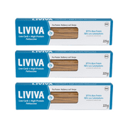 LIVIVA LOW CARB + HIGH PROTEIN FETTUCCINE, 8 oz (Pack - 3)
