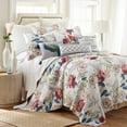 thumbnail image 3 of Levtex Home - Montecito - Decorative Pillow (18 x 18in.) - Printed Floral - Pink, Green, and White, 3 of 3