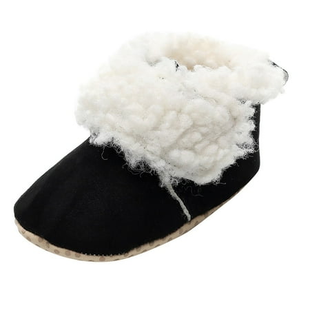 

Kids Winter Cute Leopard Warm Boots Booties Shoes
