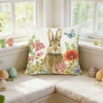 thumbnail image 1 of SASHENHG Easter Pillow Rabbits Patterns Throw Pillow Cases Decorative Cushion Covers For Sofa Couch Home Easter Decor, 1 of 6