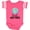 Football Pink and White, variant on Inktastic Little World Traveler Boys or Girls Baby Bodysuit