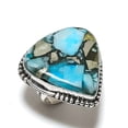 thumbnail image 2 of Natural Turquoise Gemstone 925 Sterling Silver Jewelry Ring Size 9, 2 of 2