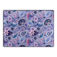 thumbnail image 4 of Ryvnso Paisley Flower Area Rug Floor Mats Non-Slip Home Carpet 80 x 58 inch, 4 of 7